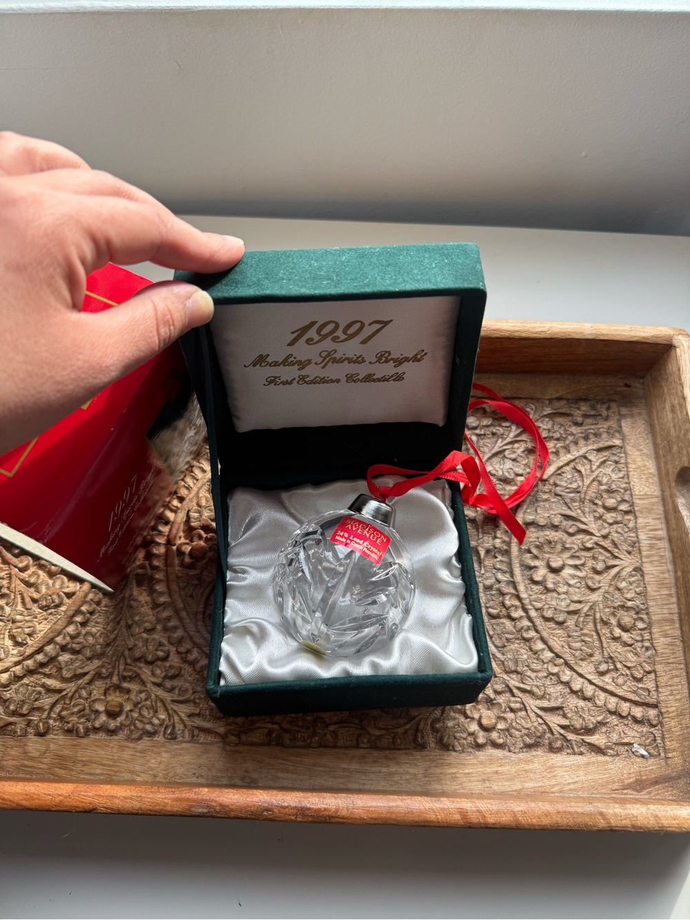 VTG 1997 crystal ornament